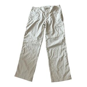 Columbia PFG Women’s Omni-Shade Lightweight Khaki Cargo Pants Sz 14 GUC